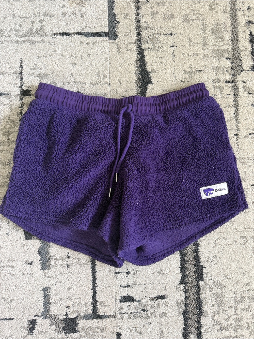 Rivalry Threads Purple Sherpa Athletic Shorts